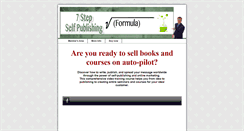 Desktop Screenshot of 7stepselfpublishingformula.com